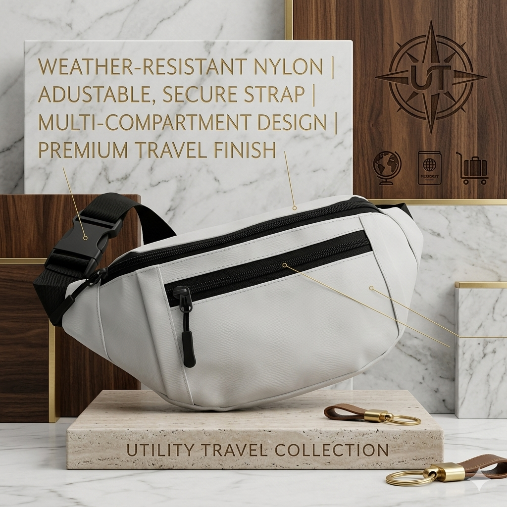 Vantage Waist Bag Sports Festival Workout Traveling Running Large Crossbody Casual Hands-Free Wallets Waist Pack Phone Bag